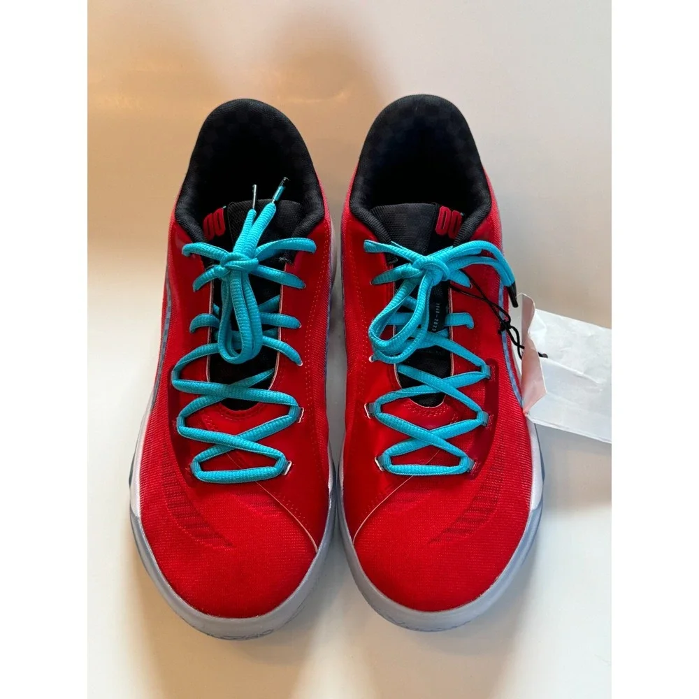 PUMA AllPro Nitro Scoot Red Basketball Sneakers Athletic Shoes Men's Size‎ 9.5